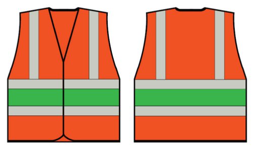 Beeswift High Visibility Orange Vest With Black Band 3XL, Black Band 4XL, Black Band 5XL, Black Band XL, Black Band 2XL, Green Band 3XL, Green Band 4XL, Green Band 2XL, Red Band 3XL, Red Band 4XL, Red Band XL, Red Band 2XL