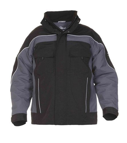 Hydrowear Rimini Simply No Sweat Waterproof Fixed Lining Pilot Jacket Black, Grey