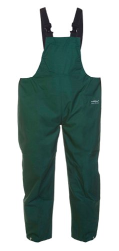 Hydrowear Uden Simply No Sweat Waterproof Bib and Brace Black, Green L