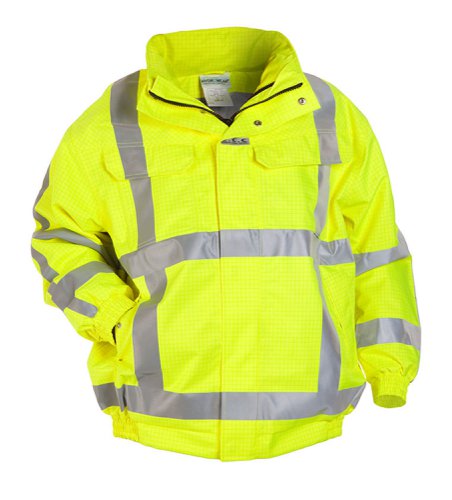 Hydrowear Moers Multi Simply No Sweat Flame Retardant Anti-Static High Visibility Waterproof Pilot Jacket Saturn Yellow S
