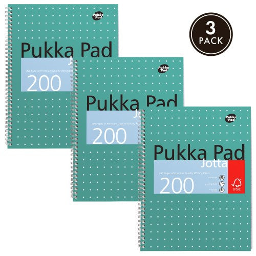 Pukka Pads A4, A5 Lined Metallic Jotta Notepad