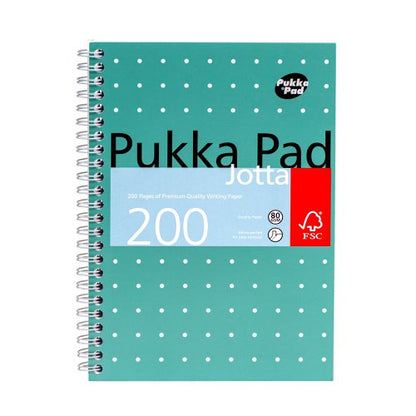 Pukka Pads A4, A5 Lined Metallic Jotta Notepad