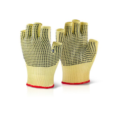 Beeswift Reinforced Fingerless Dotted Glove 08, 09, 10