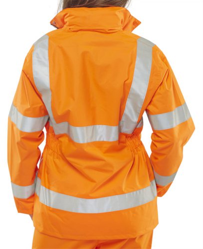 Beeswift Ladies Executive Hi-Viz Jacket Orange 2XL