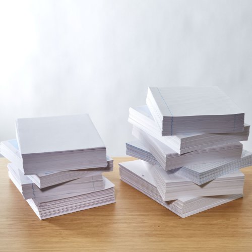 Rhino A4 Punched Exercise Paper 500 Leaf, F8M (Pack of 5)