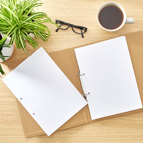 RHINO A4 Punched Exercise Paper 1000 Pages / 500 Leaf 8mm Lined  (Pack of 5)