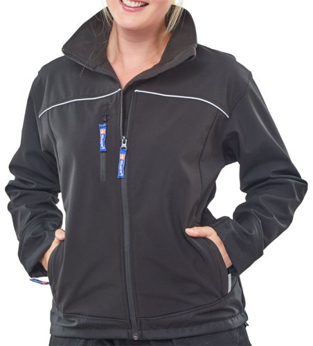 Beeswift Ladies Soft Shell Jacket Black S