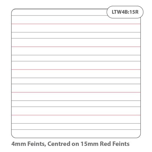 RHINO A4 Learn To Write Book 40 Page, Purple, Narrow-Ruled LTW4B:15R (Pack of 10, 100)