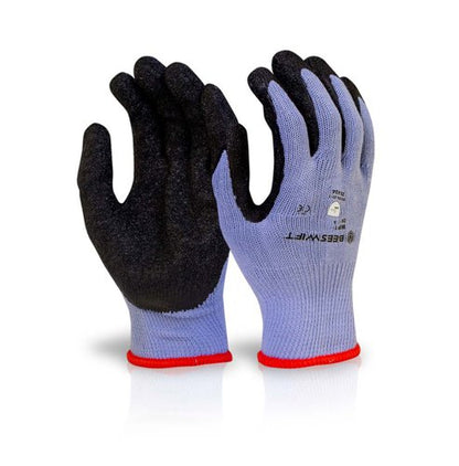 Beeswift B-Safe Builders Latex Glove Black L (Pair)