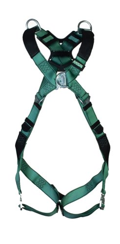 MSA XL V-Form Back / Chest / Shoulder D-Ring Bayonet Harness XL