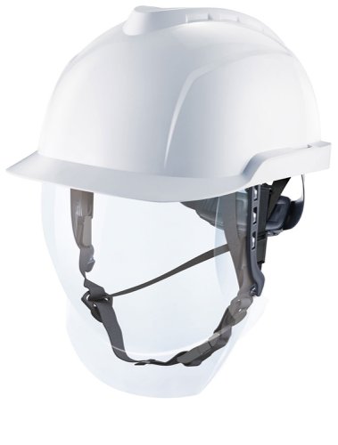 MSA V-Gard 950 Electrician Helmet White Set White, White / Grey, White / Red