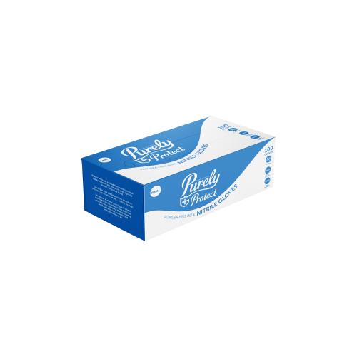 Nitrile Powder Free Gloves (Blue) Pk of 100 Medium