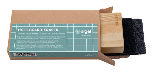Starter set for boards - 4x Board Markers, 4x Wooden Square Magnets, 1x Wooden Board Eraser, 1x Spare Pad, 1x Magnetic Cleaning Cloth, 1x Cleaning Spr