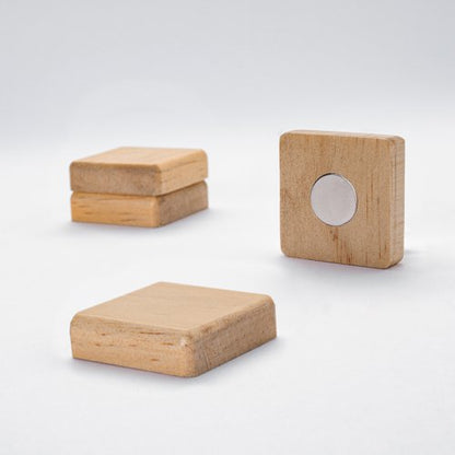 Square Wooden Magnets - Pack of 4 – BA211