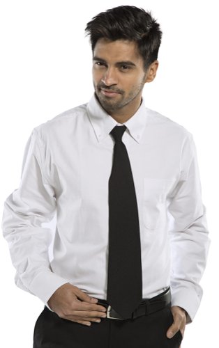 Beeswift Oxford Shirt Long Sleeve Blue, White 14.5