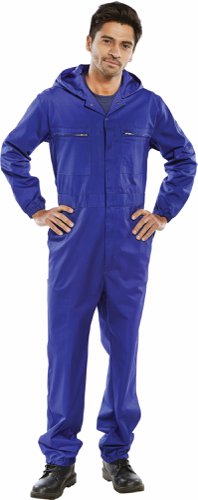 Beeswift Hooded Boilersuit  Royal Blue 40, 42