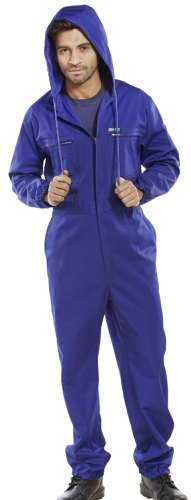 Beeswift Hooded Boilersuit  Royal Blue 40, 42