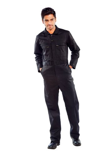 Beeswift Heavy Weight Boilersuit Black 36, Black 38, Black 40, Black 42, Black 44, Black 48, Black 50, Black 52, Black 54, Orange 36, Orange 38, Orange 44, Orange 46, Orange 48, Orange 50, Orange 52, Orange 54, Red 36, Red 38, Red 46, Red 48, Red 50, Red 52, Black 46, Orange 40, Orange 42, Red 40, Red 42, Red 44, Red 54