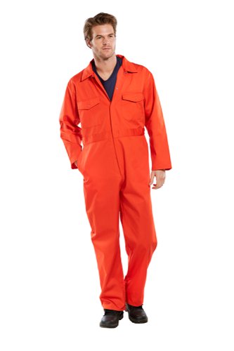 Beeswift Boilersuit Orange 44