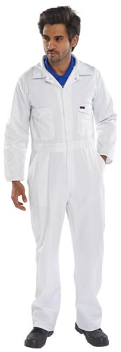 Beeswift Boilersuit White 46