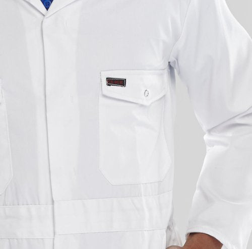 Beeswift Boilersuit White 48