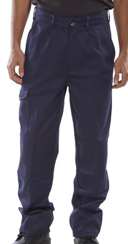 Beeswift Heavyweight Drivers Trousers Navy Blue 30T, 32, 38, 40, 40T, 42T, 46T, 48T, 50, 50T
