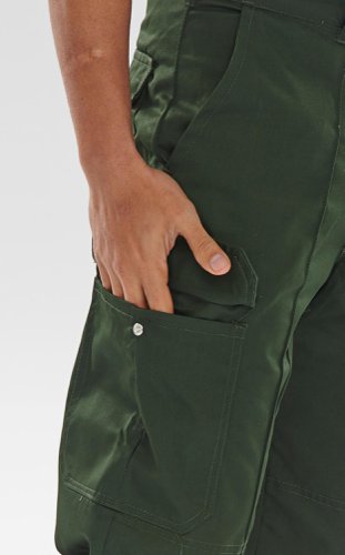 Beeswift Poly Cotton Work Trousers  Bottle Green 30, 36, 38, 40, 44, 46, 48, 32, 34, 42