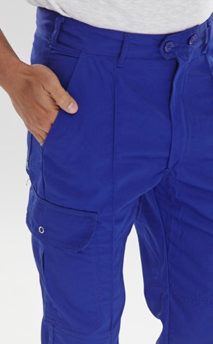 Beeswift PolyCotton Work Trousers Royal Blue 46