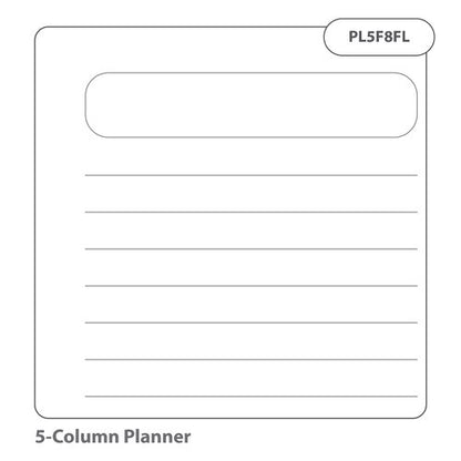 RHINO Desk Pad; 5-Column Planner; A3; 90gsm FSC Paper; 50 Sheets (Pack of 10)