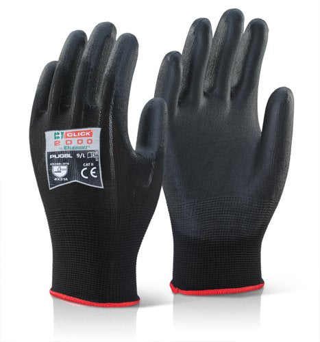 Beeswift B-Safe Multi-Purpose Pu Coated Glove Black L (Pair)