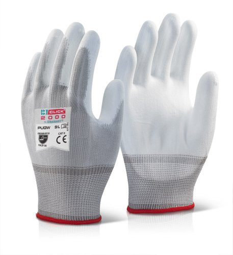 Beeswift Pu Coated Gloves Black M, Black XL, White M, White XL
