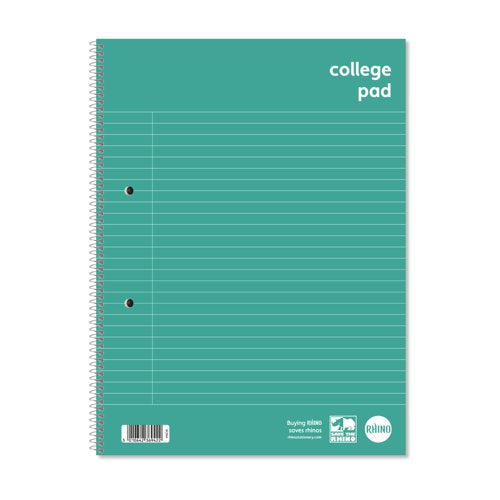 RHINO A4+, A5+ College Pad 70 Leaf, F8M (Pack of 10)
