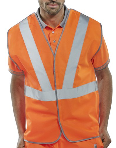 Beeswift Railspec Vest (Polyester) Orange 4XL, M, XL, 2XL, 3XL
