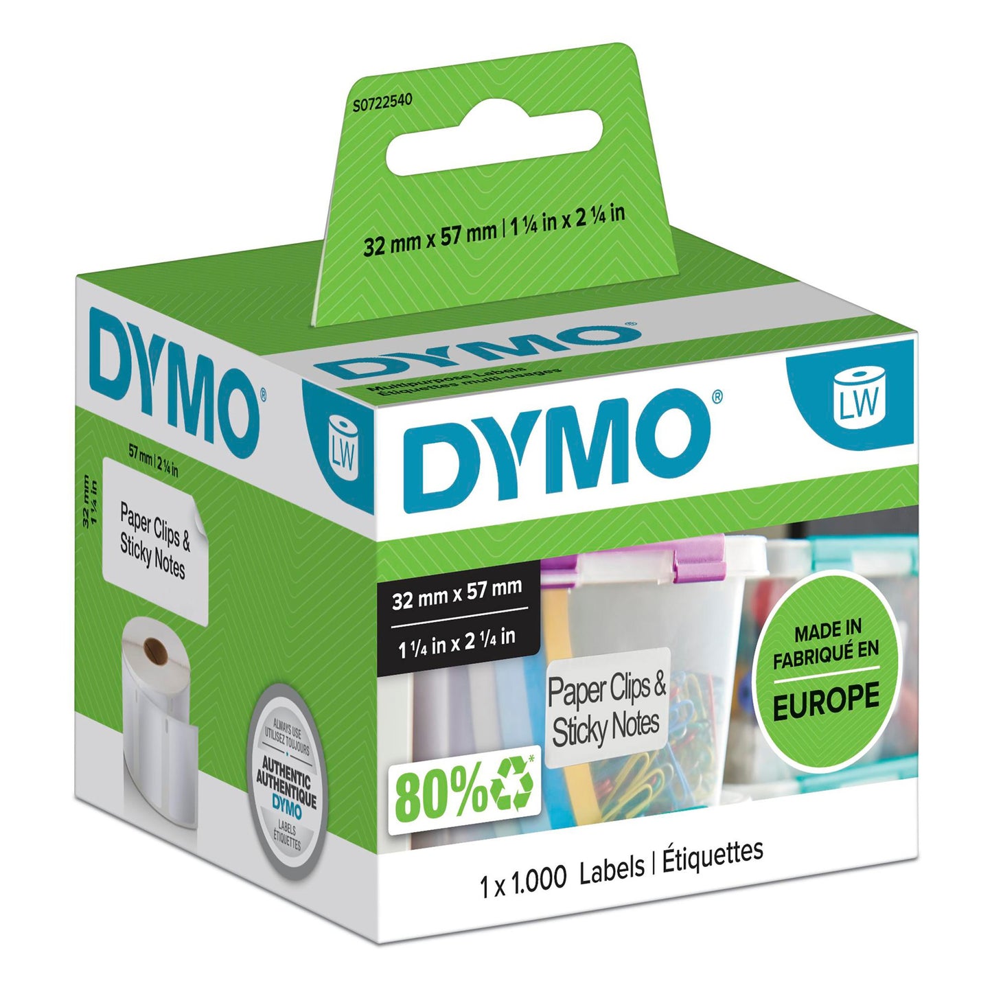 DYMO 11352 (S0722520) Returns Label 25 x 54mm
