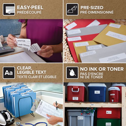 OEM Dymo 11354/S0722540 DirectLabel-etikettes 57mm x32mm for Dymo 400 Duo/60mm