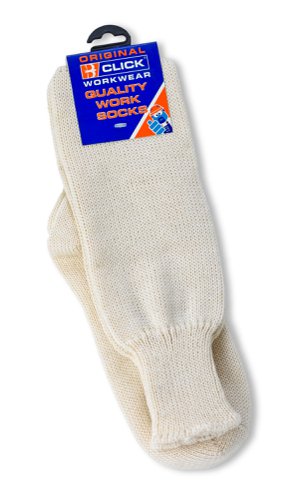 Beeswift Sea Boot Socks White 10.5, 9.5