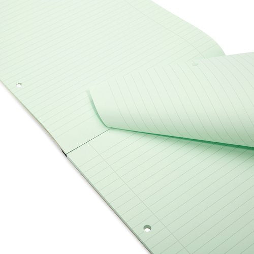 RHINO A4 Special Refill Pad 50 Leaf, Blue, Green, Yellow Tinted Paper, F8M (Pack of 6)