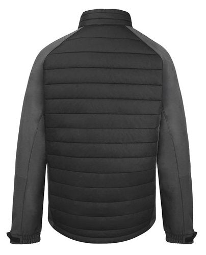 Beeswift Flex Workwear Padded Jacket Black/Grey Lge