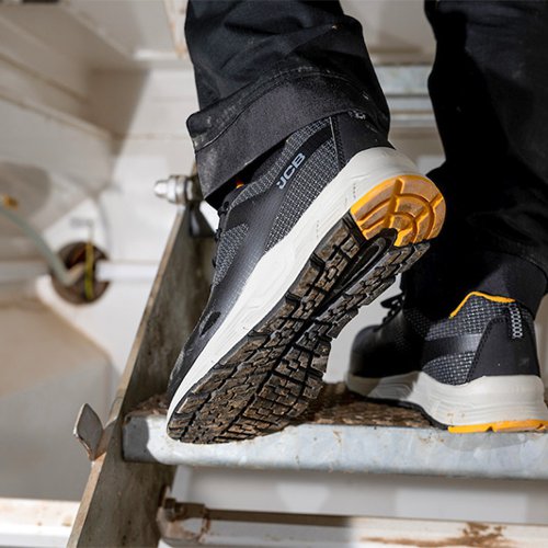 JCB Spark Black Trainer S3 Src Size 10, 11, 12, 03, 04, 05, 06, 06.5, 08, 09