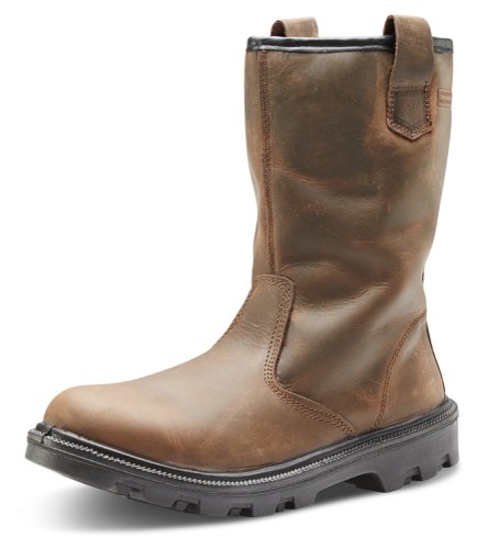 Beeswift Sherpa Dual Density Polyurethane Rubber Rigger Boot Brown 06, 07, 08, 09, 10, 12, 11