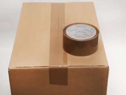 Buff BOPP Tape 48mm 150m 35mu, 150m 45mu, 66m 35mu, 66m 45mu, 132m 35mu Pk 6
