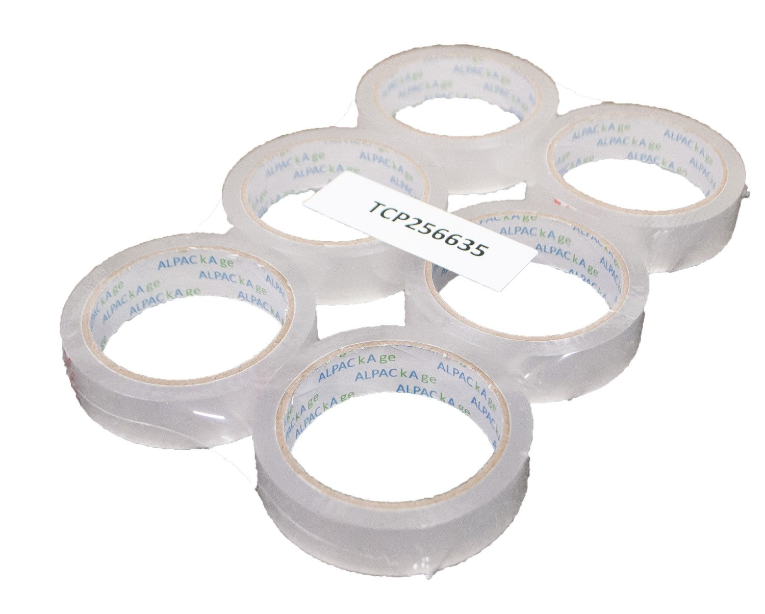 Clear BOPP Stationery Tape 19mm 66m, 25mm  66m 35mu Pk 6