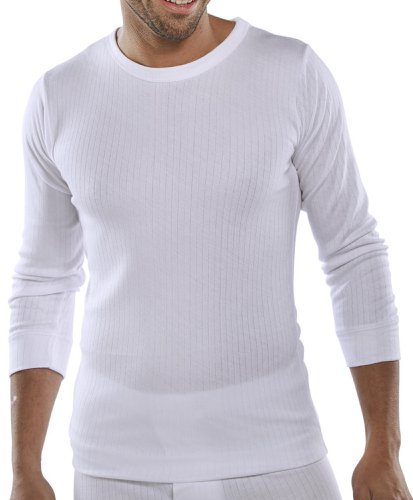 Beeswift Long Sleeve Thermal Vest Blue M, White M, White XL, White 2XL, Blue XL, Blue 2XL, Blue 3XL, White 3XL