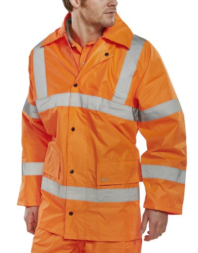 Beeswift Lightweight En471 Jacket Orange 4XL, 5XL, 6XL, M, XL, 2XL, 3XL