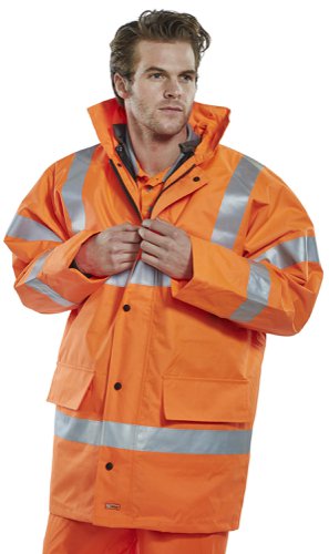 Beeswift 4 In 1 Jacket and Bodywarmer Orange S