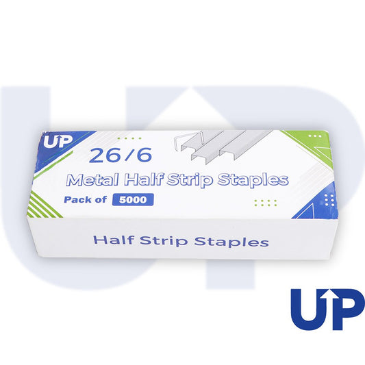 Metal Half Strip Staples 26/6 Box of 5000