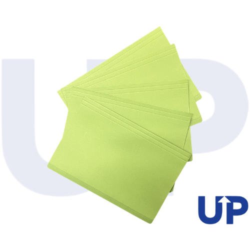 UP Square Cut Folder Pack of 100 - Green, Red, Yellow, Blue
