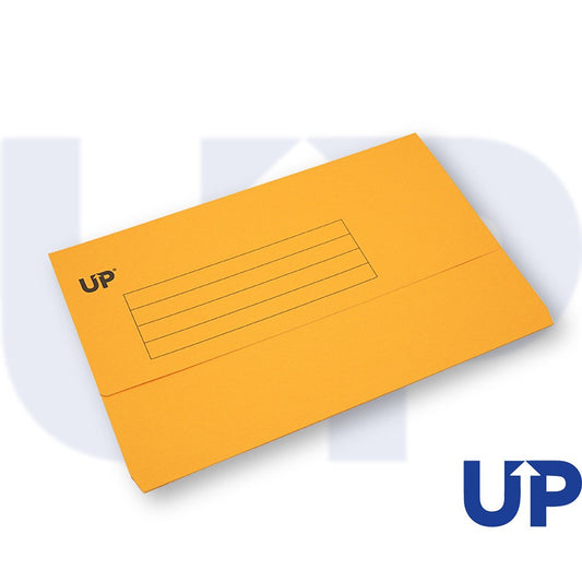 Half Flap Document Wallet Pack of 50 - Yellow