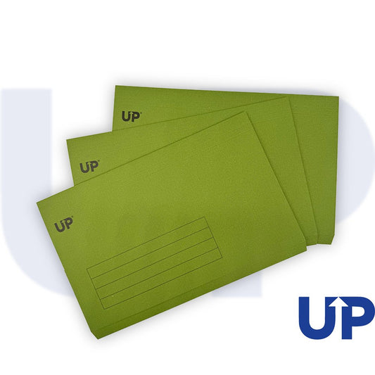 Full Flap Document Wallet Pack of 50 - Green