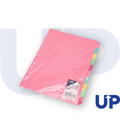 UP Subject Divider A4 12, 10, 20 Part Pastel
